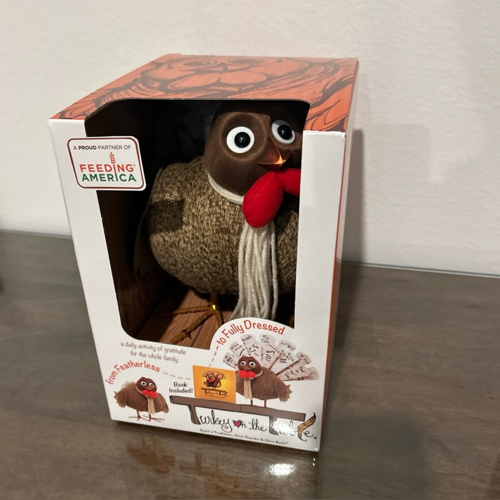Turkey On The Table Thanksgiving Activity for Kids and Families Includes Book .
